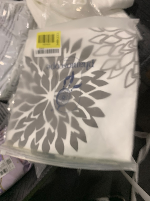 Photo 1 of Phantoscope Set of 4 New Living Series Grey Throw Decorative Pillow Cover Cushion Cover Geometric-Pattern 18 x 18 inches 45 x 45 cm