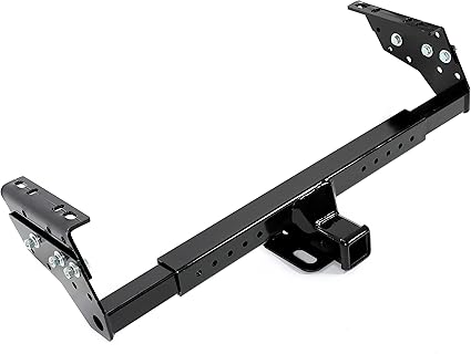 Photo 1 of KUAFU Adjustable 2" Class 3 Trailer Hitch 27”-44” Compatible with Select Chevrolet Chrysler Dodge Ford GMC Isuzu Jeep Mazda Nissan Plymouth Black Replace for 37042