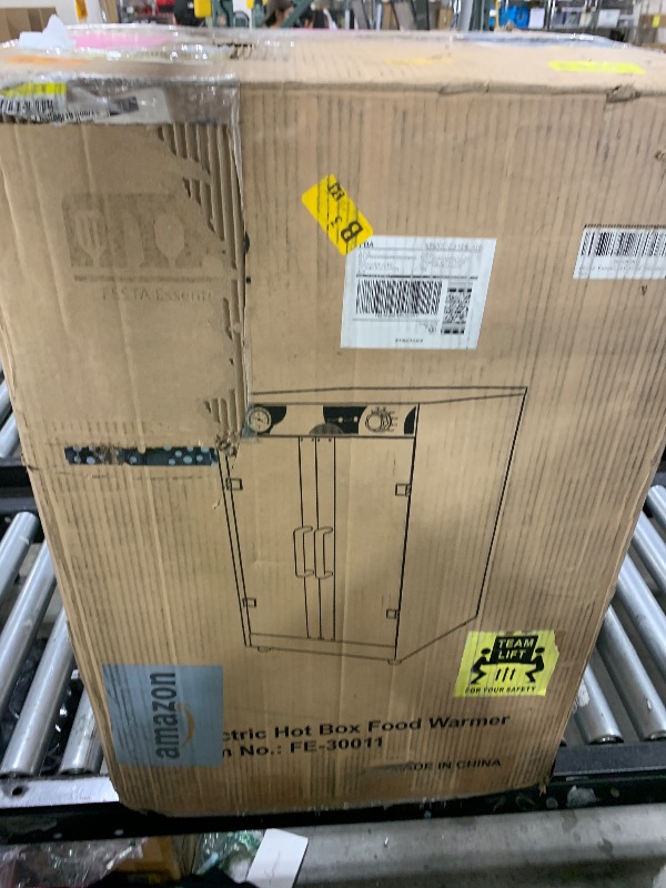 Photo 1 of 5-Shelf Electric Catering Hot Box Food Warmer Accommodating up to (10) 15" Pizza Boxes, Countertop Heated Holding Cabinet for Pretzels, Warming Machine for Home Commercial Use, 120V 600W