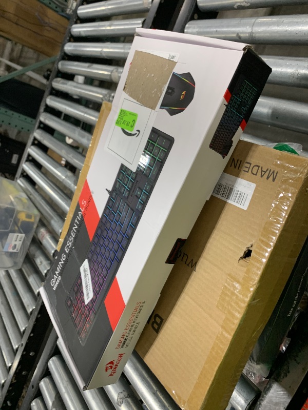 Photo 1 of Redragon Updated S107 Gaming Keyboard and Mouse, RGB Gaming Keyboard and 10000 DPI Mouse Combo with 25-Key Anti-Ghosting, 1K Hz Programmable Mice with Software, Plug & Play to PC, Laptop [Upgrade]