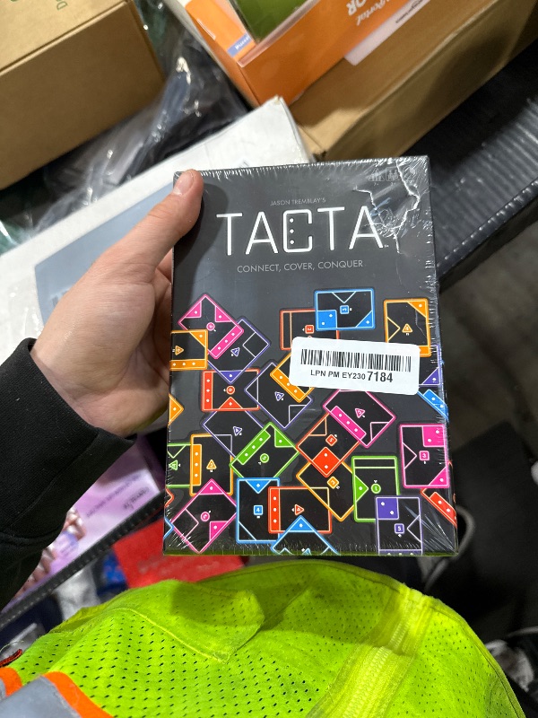 Photo 1 of USAOPOLY TACTA Card Game, Fast-Paced Strategic Shape Matching Party Game for All Ages, Connect, Cover & Conquer to Win – Unique Gameplay for 2 or More Players, Ages 7+