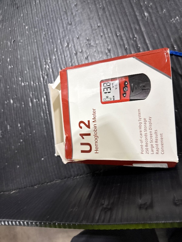 Photo 1 of Hemoglobin Test Kits with 50 Hemoglobin Test Strips, Hemoglobin Test Meter for Home Use, Hemoglobin Tester at Home, Easy to Use and Read, Get Result Fast.