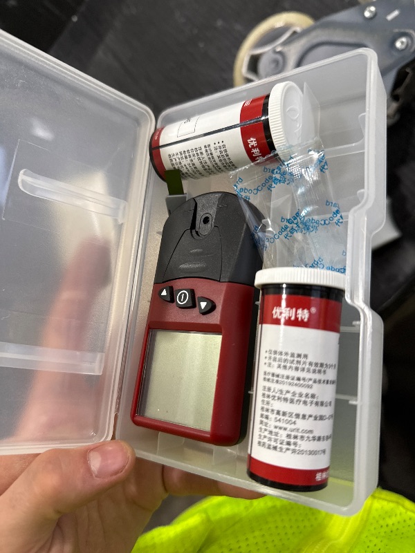 Photo 1 of Hemoglobin Test Kits with 50 Hemoglobin Test Strips, Hemoglobin Test Meter for Home Use, Hemoglobin Tester at Home, Easy to Use and Read, Get Result Fast.