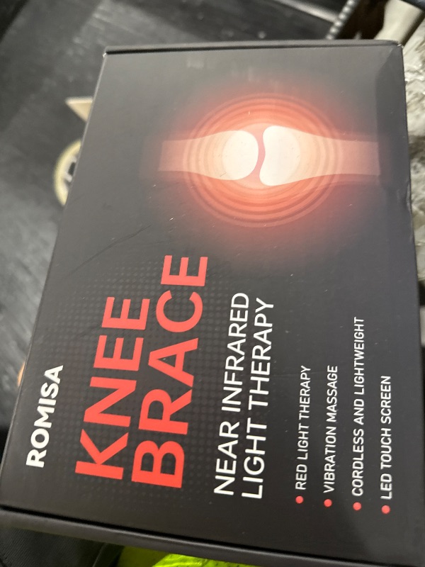 Photo 1 of Upgraded PRO Red Light Therapy Knee Brace & 4 Vibration Massage - Wireless Rechargeable Controller, 660nm&850nm Red Light Therapy Heated Device for Knee/Elbow/Shoulder