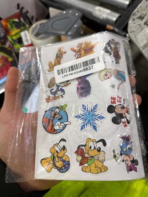 Photo 1 of 100Pcs Disney Cartoon Sticker for Kids, Cute Cartoon Princess Waterproof Vinyl Decal for Teen Girl Water Bottle Skateboard Notebook Phone Guitar Bike Helmet