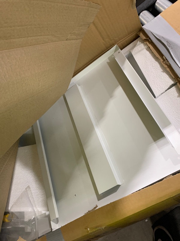 Photo 1 of Elitehouse Tall Single Door Metal Locker with Adjustable Shelves, White Tall Metal Locker Storage Cabinet?Easy Assembly for Living Room Bedroom ?15.8”W x 15”D x 70.9”H ?