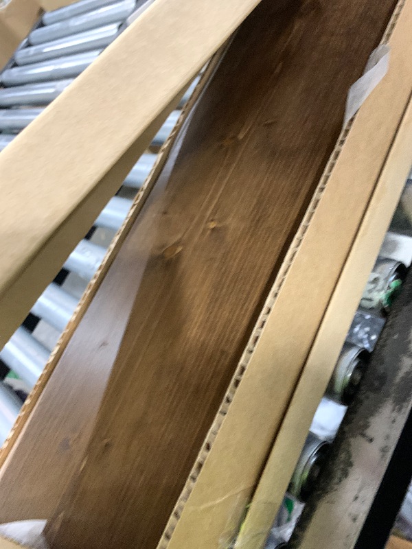 Photo 1 of YLYHSST 72" Fireplace Mantel, 3'' Thick Handmade Rustic Solid Wood - Wall Long Floating Shelf with Invisible Metal Bracket, Brown