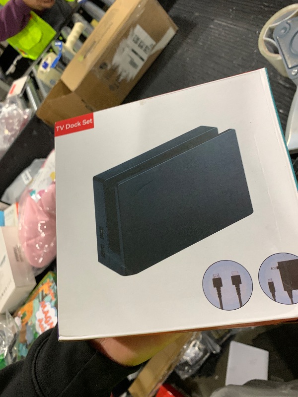 Photo 1 of Dock Station for Switch/Switch OLED, Replacement 3-in-1 TV Dock Set with Original IC Module, AC Charger & High-Speed HDMI Cable for 1080P HD Output & Console Charging?Not Compatible with Switch 2?