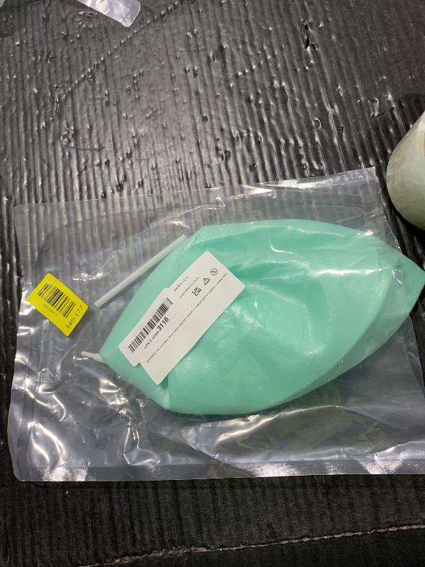Photo 1 of Pilates Ball 9 Inch Small Exercise Ball Mini Yoga Ball Workout Balls for Stability, Barre, Fitness, Bender, Core Training, Improves Balance (Cyan)