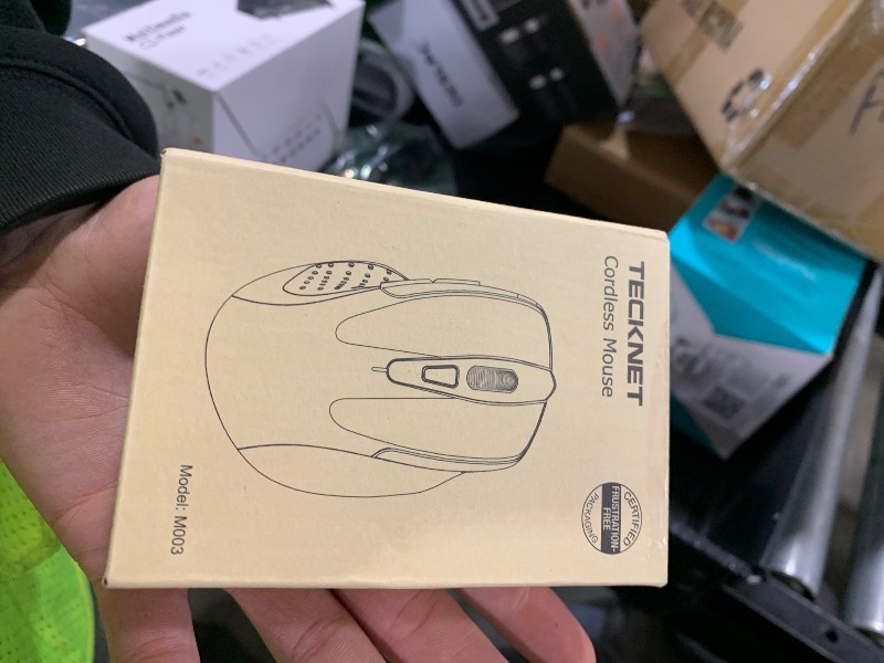 Photo 1 of TECKNET Wireless Mouse, 2.4G Ergonomic Optical Mouse, Computer Mouse for Laptop, PC, Computer, Chromebook, Notebook, 6 Buttons, 24 Months Battery Life, 2600 DPI, 5 Adjustment Levels