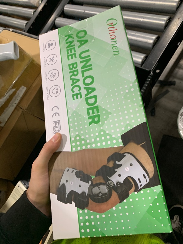Photo 1 of Orthomen OA Unloader Knee Brace - Support for Arthritis Pain, Osteoarthritis, Cartilage Defect Repair, Avascular Necrosis, Knee Joint Pain and Degeneration (Medial/Inside - Right)