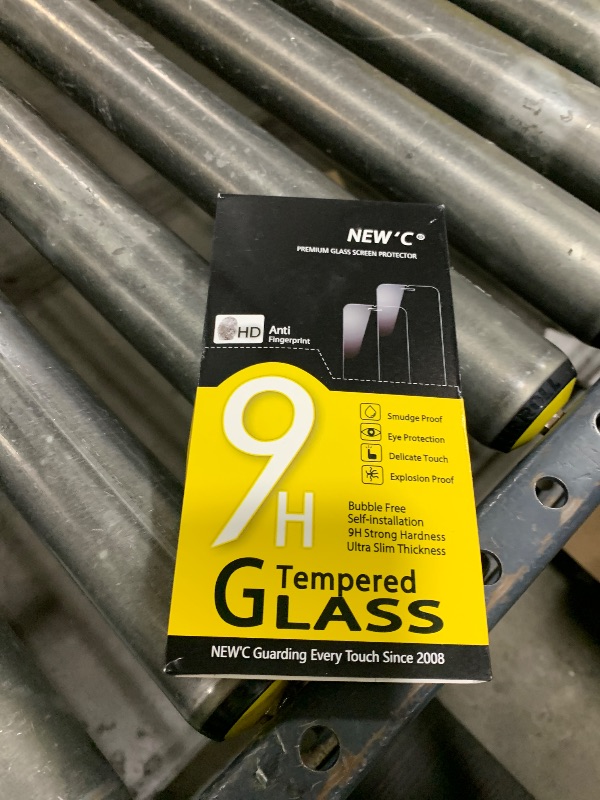Photo 1 of NEW'C 3 Pack Designed for iPhone 16, iPhone 15 Screen Protector (6.1 inches),Enhanced Tempered Glass Protection with Easy Installation Tool Included,Ultra Resistant