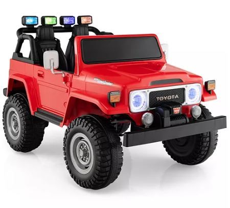 Photo 1 of 12V 2-Seat Licensed Kids Ride On Toyota FJ40 Car with 2.4G Remote Control