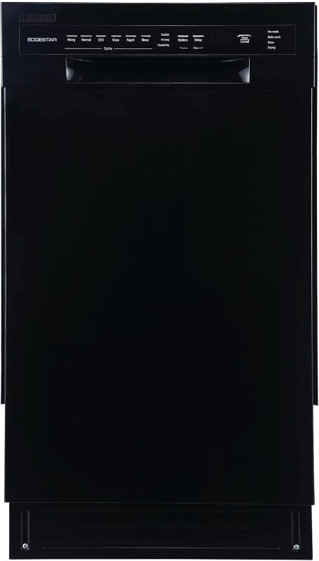 Photo 1 of EdgeStar BIDW1802BL 18 Inch Wide 8 Place Setting Built-In Dishwasher
