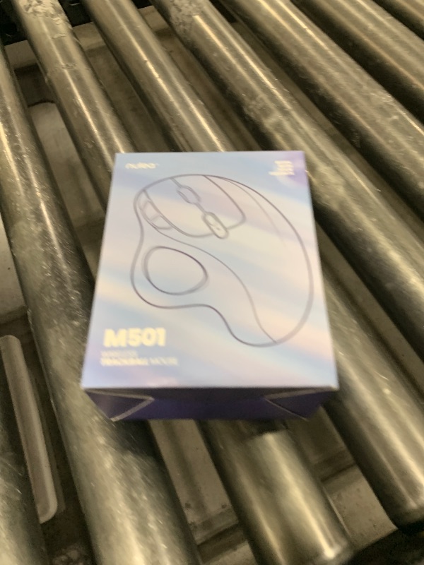 Photo 1 of Nulea M501 Wireless Trackball Mouse, Rechargeable Ergonomic, Easy Thumb Control, Precise & Smooth Tracking, 3 Device Connection (Bluetooth or USB Receiver), Compatible for PC, Laptop, Mac, Windows.