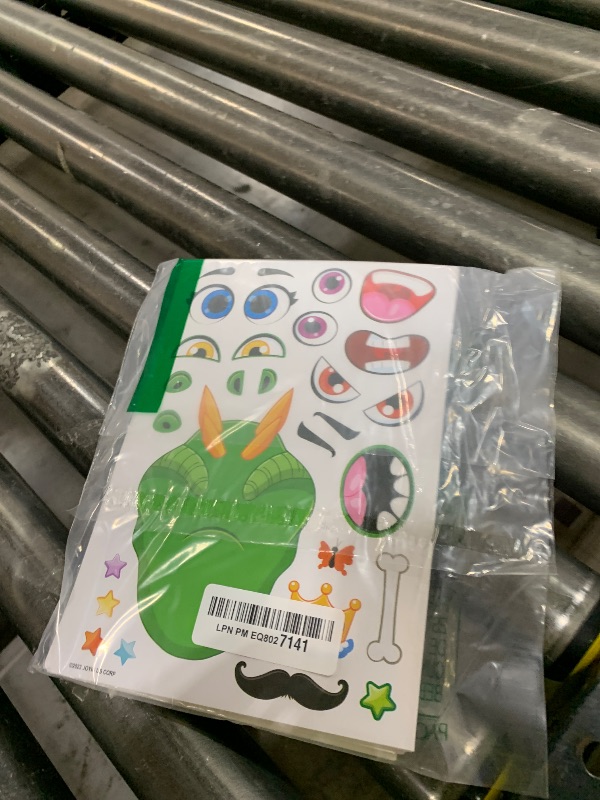 Photo 1 of JOYIN 36 Sheets 9"x6" Make a face Stickers for Kids, Make Your Own Animal Stickers with Unicorn, Dinosaur, Sea and Safari Animals, Crafts Birthday Party Favors, Goodie Bags Classroom Activities