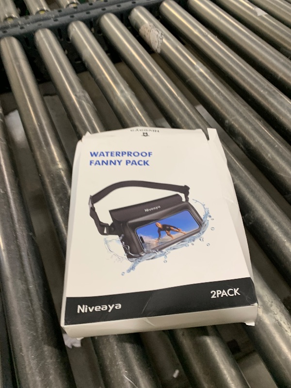 Photo 1 of Niveaya IP68 Waterproof Fanny Pack - 2 Pack, Floating Dry Bag Pouch, Phone Waterproof Waist Pouch Dry Bag, Beach, Kayaking, Swimming, Boat Essentials, for iPhone 17/16/15/14/13/12 Pro Max up to 9.5"