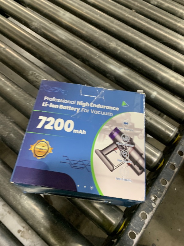 Photo 1 of OHZHAO Upgraded 7200mAh V15 Battery Click in Installation Style Compatible for Dyson V15/V11/SV15/SV16/SV22/25.2V High-Capacity Cordless Vacuum Battery (Not Fit for Fixing Styles with Screws)
