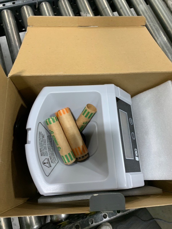 Photo 1 of Nadex S180 Digital Coin Counter, Sorter,and Wrapper - Automatically Sorts and Counts Coin Batches, Stops on Full Coin Rolls