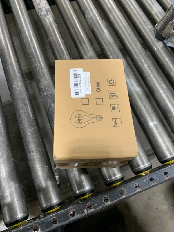 Photo 1 of Sevici A19 Edison Light Bulb,E26 Incandescent Light Bulbs 60W Antique Vintage Bulb,2200K Dimmable Warm White 280 Lumens Amber Retro Decorative Old Fashioned Incandescent Bulb,Squirrel Cage 6 Pack