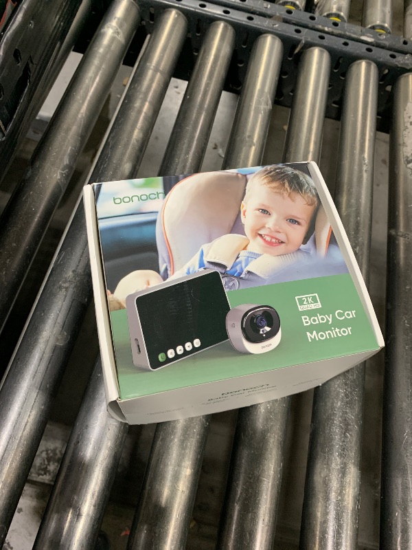 Photo 1 of bonoch 5" 1440P Baby Car Camera - 360 Degree Rotating Wide View Backseat Rear Facing Mirror for Baby, USB Powered with Charger, Easy Setup Car Seat Monitor, Night Vision