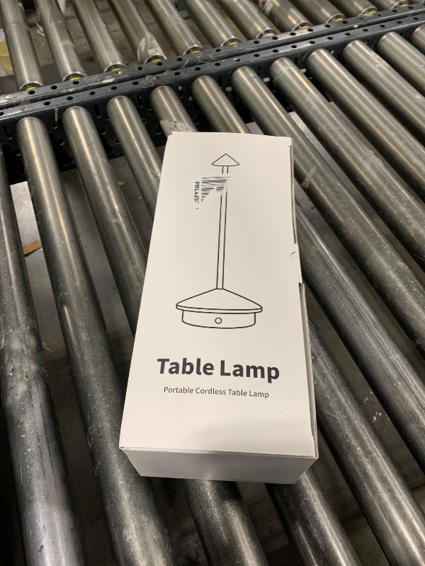 Photo 1 of NEWSEE Modern Cordless Table Lamp Set of 2, Portable LED Desk Lamps, 5000mAh Rechargeable Battery Operated Lighting for Bedroom Dining Room Restaurant Coffee Shop Camping Night Light (Black)