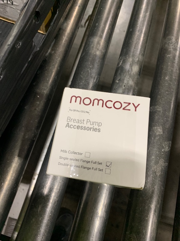 Photo 1 of Momcozy Original S9 Pro/S12 Pro Replacement Accessories, Only Compatible with Momcozy S9 Pro/S12 Pro Breast Pump NOT for S9/S12 (Single-Sealed Full Set Collector Cup with 24mm Flange,180ml, 1 Pack)