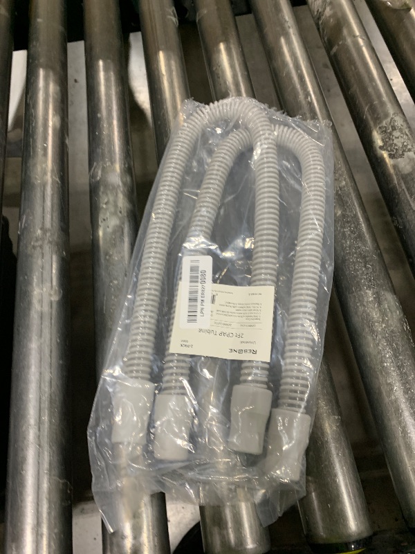 Photo 1 of 2-Pack Cpap Hose 2ft with 22mm Cuffs, Latex-Free Cpap Tubing Compatible with Most Machines, Lightweight Cpap Hose, Gray 19mm Cpap Tube, Easy to Attach Cpap Replacement Supplies