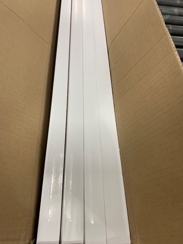 Photo 1 of JESLED T8 T10 T12 8FT LED Tube Light Bulbs, 50W 6000LM, 5000K Daylight White, Single Pin Fa8 LED Replacement for Fluorescent Fixture, Frosted, Ballast Bypass, Warehouse Workshop Garage Lights 12-Pack