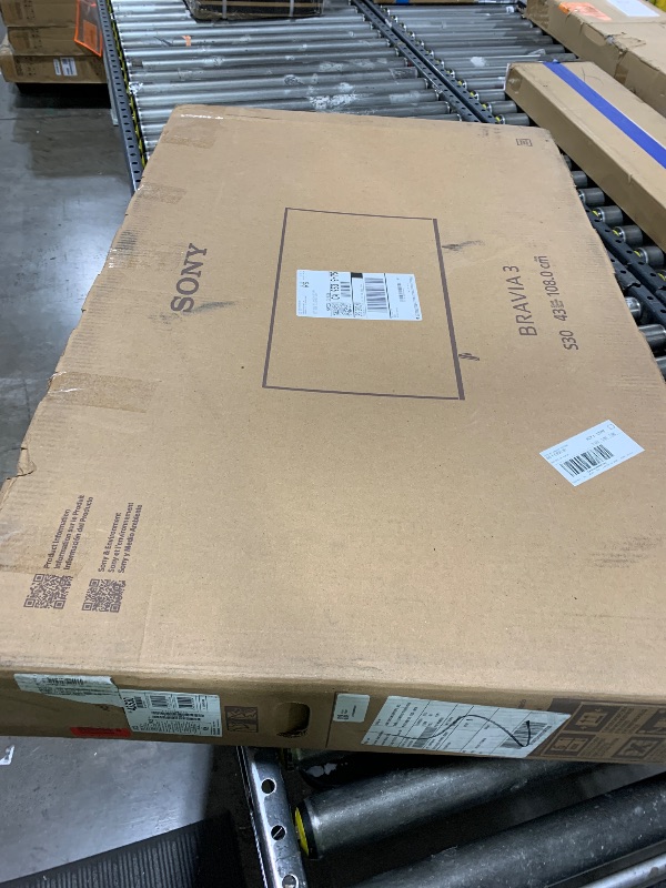 Photo 1 of Sony 43-Inch Class 4K Ultra HD BRAVIA 3 LED Smart TV with Google TV, Dolby Vision HDR, and Exclusive Features for PlayStation®5 (K-43S30)