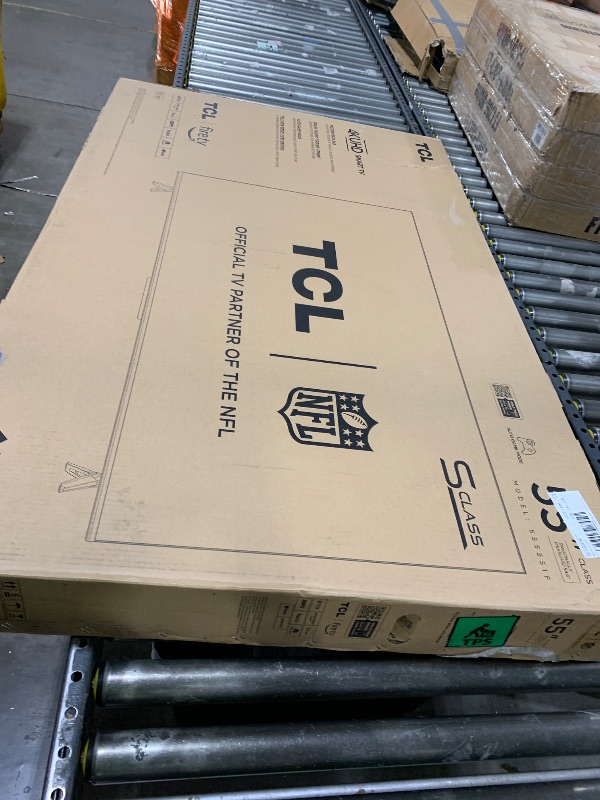 Photo 1 of TCL 55-Inch Class S5 UHD 4K LED Smart TV with Fire TV (55S551F, 2024 Model), Dolby Vision, HDR PRO+, Dolby Atmos, Alexa Built-in with Voice Remote, Apple AirPlay 2 Compatibility, Streaming Television