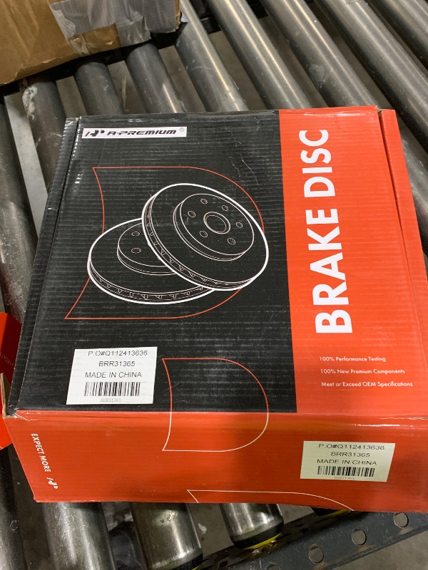 Photo 1 of A-Premium Front Vented & Rear Solid Disc Brake Rotors + Ceramic Pads Kit Compatible with Select Mazda Models - 3 2005 2006 2007 2008 2009 2010 2011 2012 2013, 12-PC Set