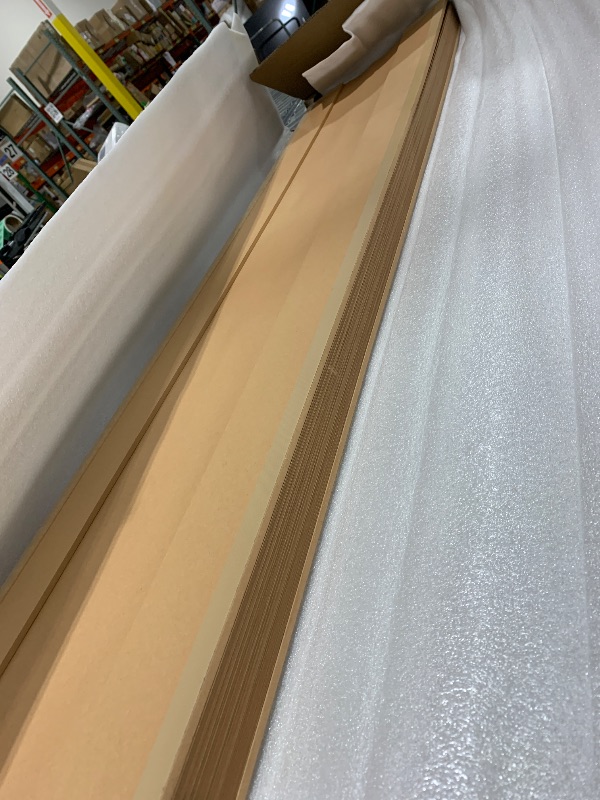 Photo 1 of Paper Room Divider,Portable Office Partition Wall,Folding Privacy Paper Screen,Wall Dividers for Room Seperation,Freestanding Partition for Home Office Studio Exhibition,Brown -L16.4*W1.15 *H5.91 ft