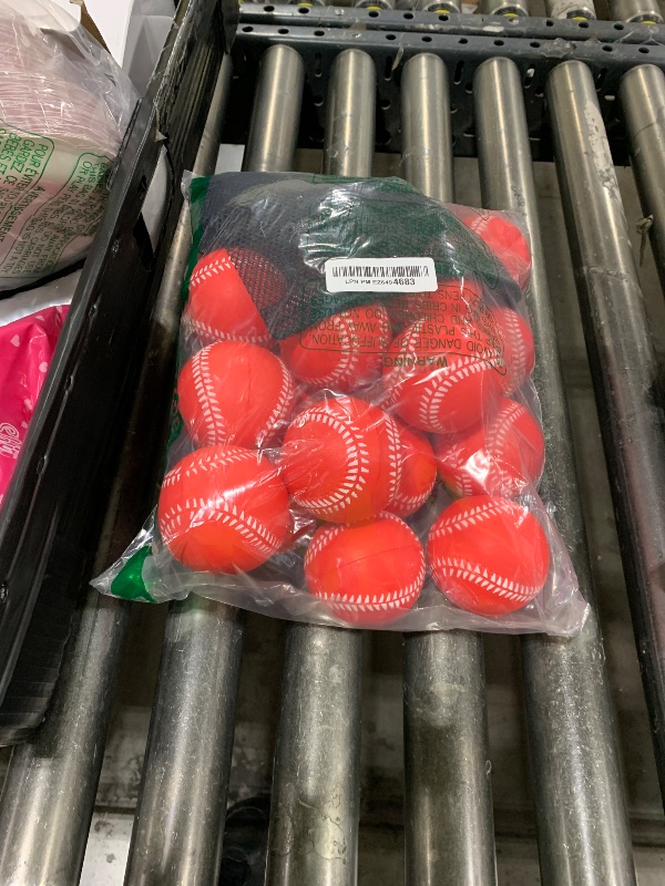 Photo 1 of Magicorange Baseball, Foam Baseballs 20 Pack Practice Training Baseballs Unmarked Baseball Soft Toss, Batting, Fielding, Hitting, Pitching (Red)