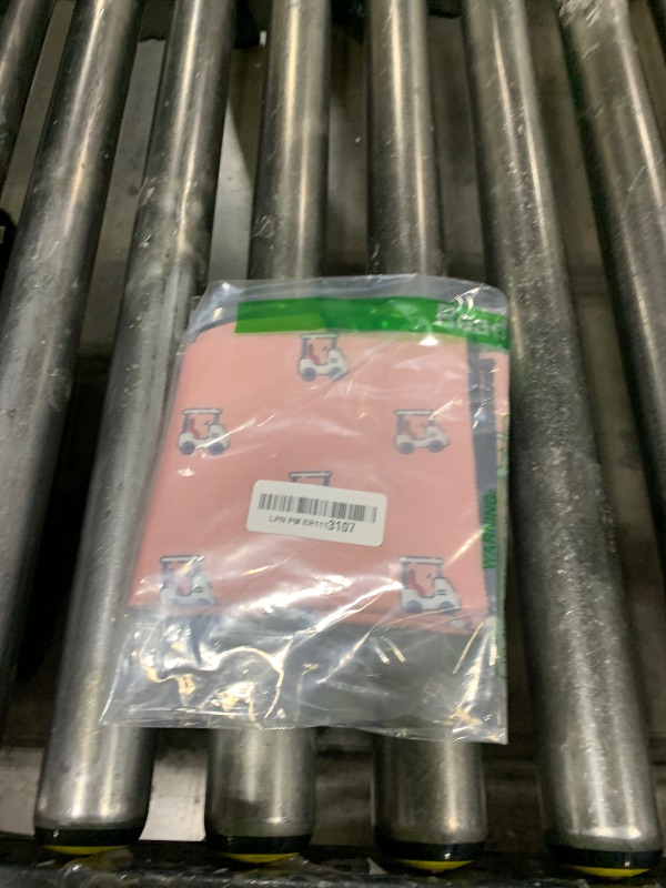 Photo 1 of Mile High Life Golf Towel(16"x24"), Fun Prints Microfiber Towels, Waffle Fabric Large Golf Towel, with Heavy Duty Clip, Golf Bag Accessories for Men and Women (Pink Towel,Printed-Golf Cart)
