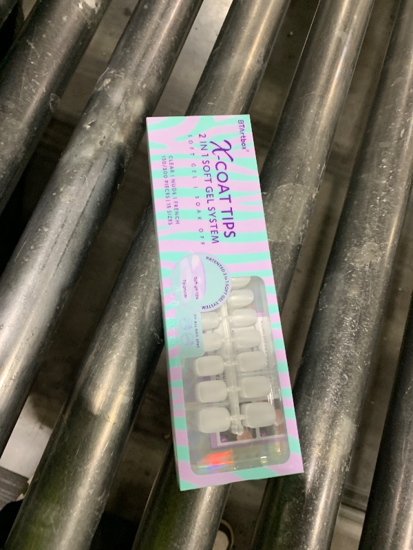 Photo 1 of BTArtbox Short Almond Nail Tips - Soft Gel XCOATTIPS Natural Press On Nails, Pre-colored Gel Nails Full Cover Fake Nails Nude for for Daily Nail Art