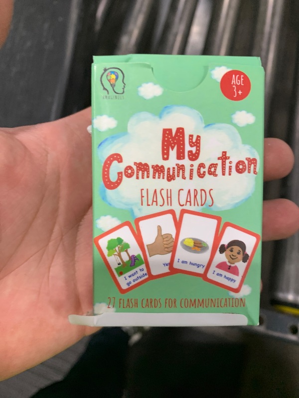Photo 1 of Special Needs My Communication Cards for Special Ed, Speech Delay Non Verbal Children and Adults with Autism 27 Flash Cards for Visual aid or cue Cards