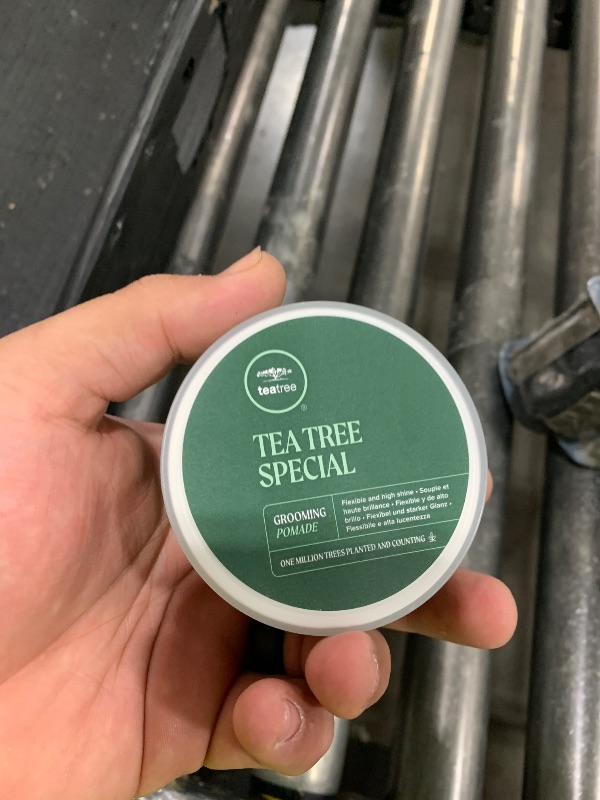 Photo 1 of Tea Tree Grooming Pomade, Flexible Hold + Shine, For All Hair Types, Especially Wavy + Curly, 3 oz.