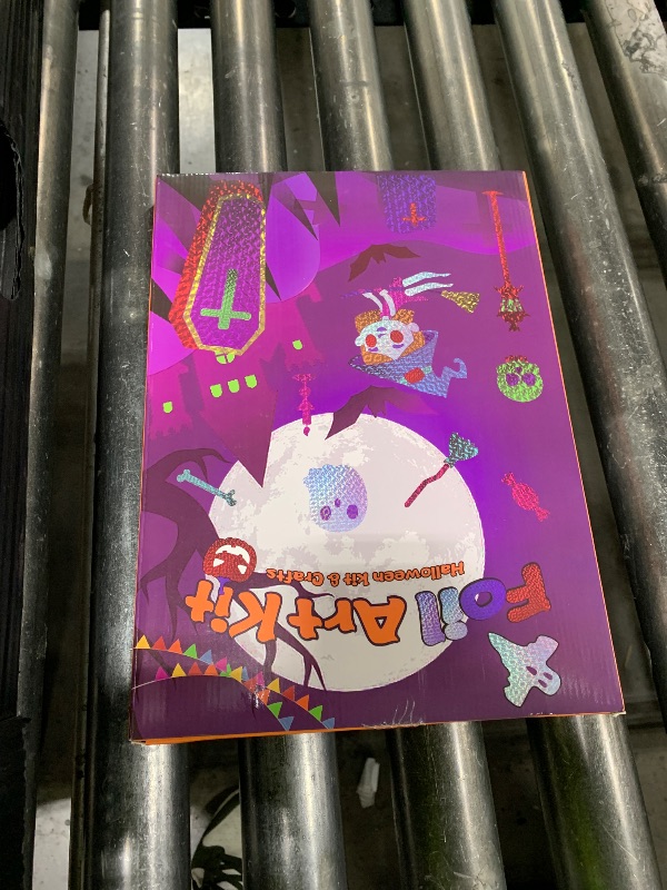 Photo 1 of Halloween Foil Fun Crafts Kit for Kids - DIY Gifts Foil Art Mess Free Activity for Travel & Friends Party & Family Gatherings, Halloween Toys Gifts for Girls Boys Ages 4-13 (Witches Pumpkins)