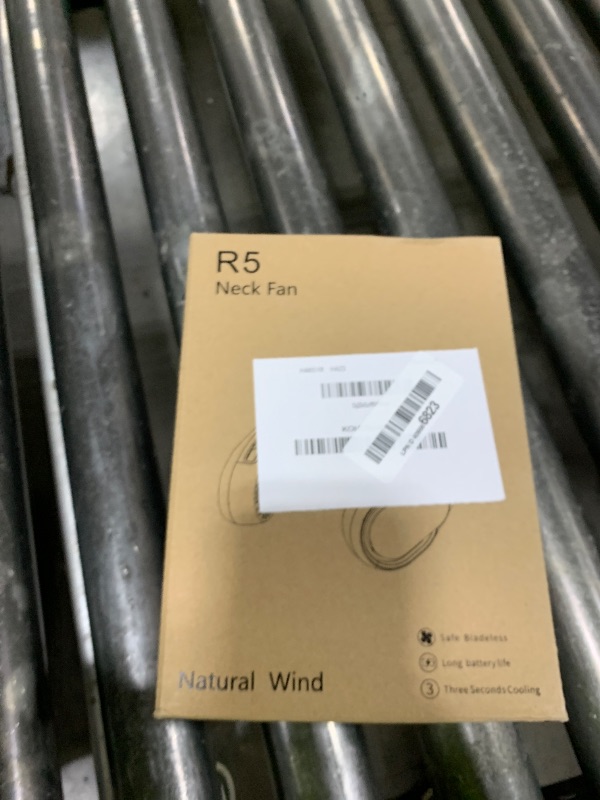 Photo 1 of ASNUG Neck Fan, USB Rechargeable Personal Fan, 4000 mAh Battery Operated, 3 Speeds Adjustable, Faster Cooling, Ultra Quiet, Suitable for Home, Office, Travel, Sports