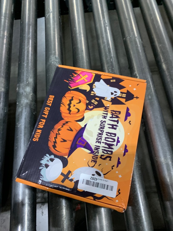 Photo 1 of Spooky Bath Bombs for Kids with Surprise Inside, Bubble Bath Bomb with Halloween, Fruity Scents, Relaxing Aromas, Ideal Birthday Gift for Girls