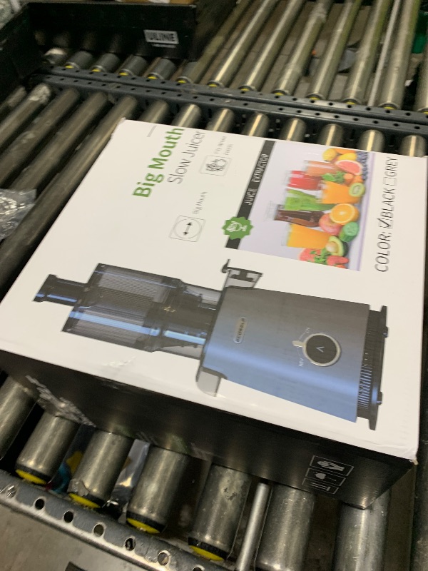 Photo 1 of ECOSELF Juicer Machines with Wide Mouth & Large Feed Chute, Professional Cold Press Juicer For Whole Fruits & Vegetables, Self Feeding for Juice Extractor Machine, Easy to Clean, High Juice Yield