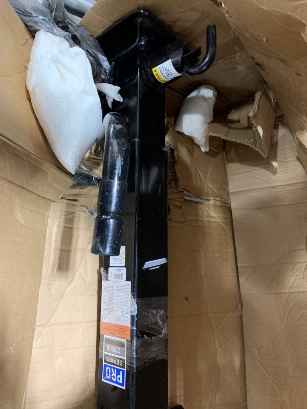 Photo 1 of Reese Pro Series 1400980376 Square Trailer Jack, No Mount, 12,000 lbs. Support Capacity, Sidewind, Weld-On, 12-1/2 Inch Travel