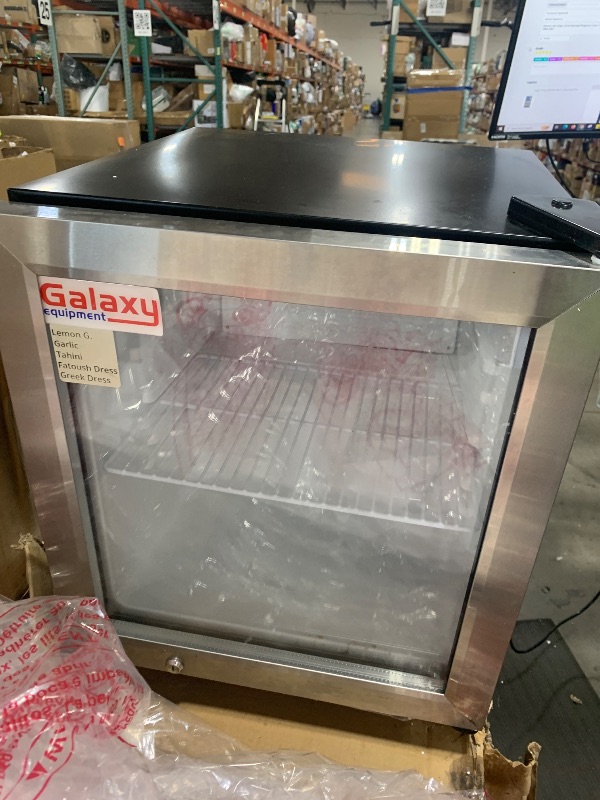 Photo 1 of [SOLKD FOR PARTS] Electactic Mini Fridge 130 Can Beverage Refrigerator Cooler, 3.2 Cu.Ft Drink Fridge for Soda Wine Beer, Adjustable Temperature Control for Home Office, Black