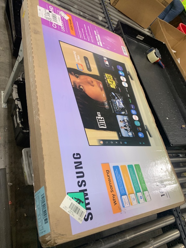 Photo 1 of [SOLD FOR PARTS] Samsung 55-Inch Class Crystal UHD U8000F 4K Smart TV (2025 Model) Endless Free Content, Crystal Processor 4K, MetalStream Design, Knox Security, Compatible with Alexa