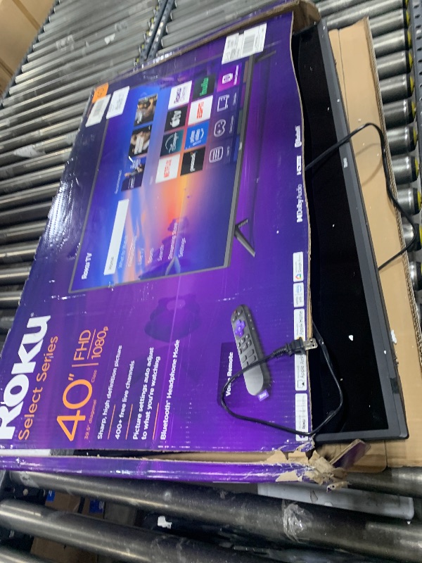 Photo 1 of [SOLD PARTS] Roku Smart TV 2025 – 40-Inch Select Series, 1080p Full HD TV – RokuTV with Voice Remote – Flat Screen LED Television with Wi-Fi for Streaming Live Local News, Sports, Family Entertainment