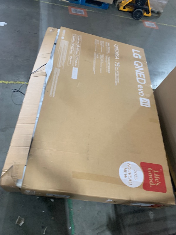 Photo 1 of [SOLD FOR PARTS] LG 75-Inch Class QNED evo AI QNED85A Series Mini LED 4K Smart TV w/AI Picture, AI Sound, HDR10, AI Super Upscaling 4K, Filmmaker Mode, Wow Orchestra, Alexa Built-in (75QNED85AUA, 2025)