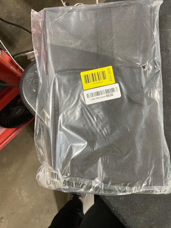 Photo 1 of 2-Pack, XL-Large Insulated Grocery Shopping Bags, Black, Reusable Bag,Thermal Zipper,Collapsible,Tote,Cooler,Food Transport hot and Cold,Camping, delivery Groceries Freezer