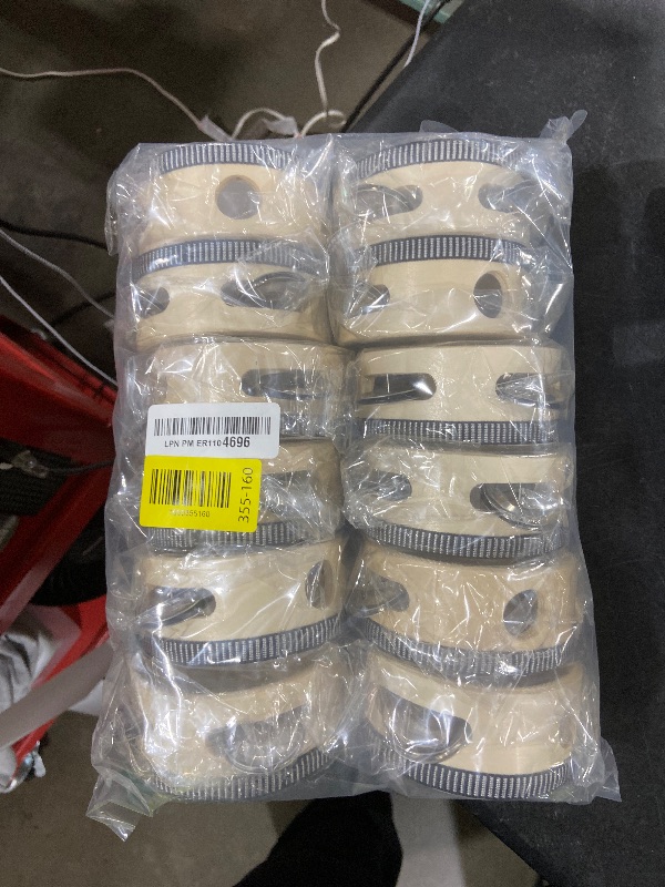 Photo 1 of 12 PCS 4 Inch Wedding Tambourines Bulk, Wedding Tambourine Drum for Adults, Wooden Hand Held Drum with Metal Jingles, Musical Educational Drums Instrument for Party, Church