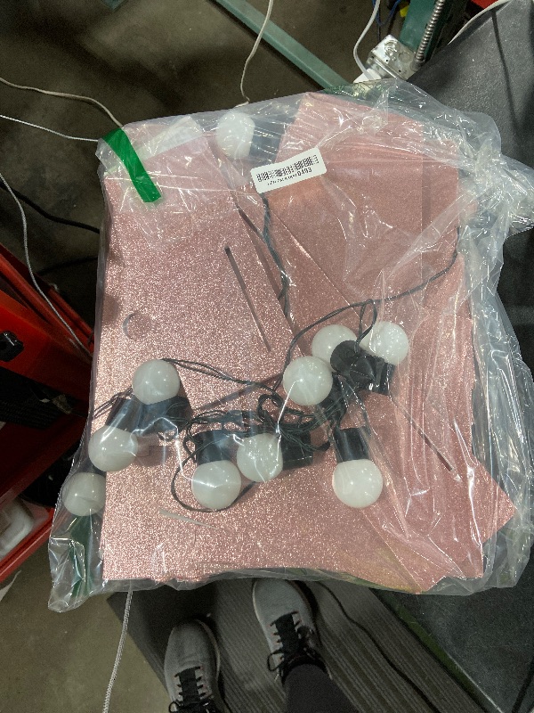 Photo 1 of 4ft  Number 9, Pink Number 9 Marquee Large Marquee Mosaic Numbers for Party, Big Numbers with Lights Giant Light Up 4 Feet Tall DIY Frame Pre-Cut Foam Board Kit for Birthday Anniversary